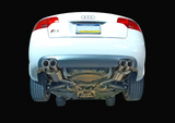 AWE Tuning AWE Track Edition Exhaust for Audi B7 S4 - Diamond Black Tips