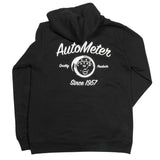 ZIP HOODIE; ADULT XXLARGE; BLACK; VINTAGE