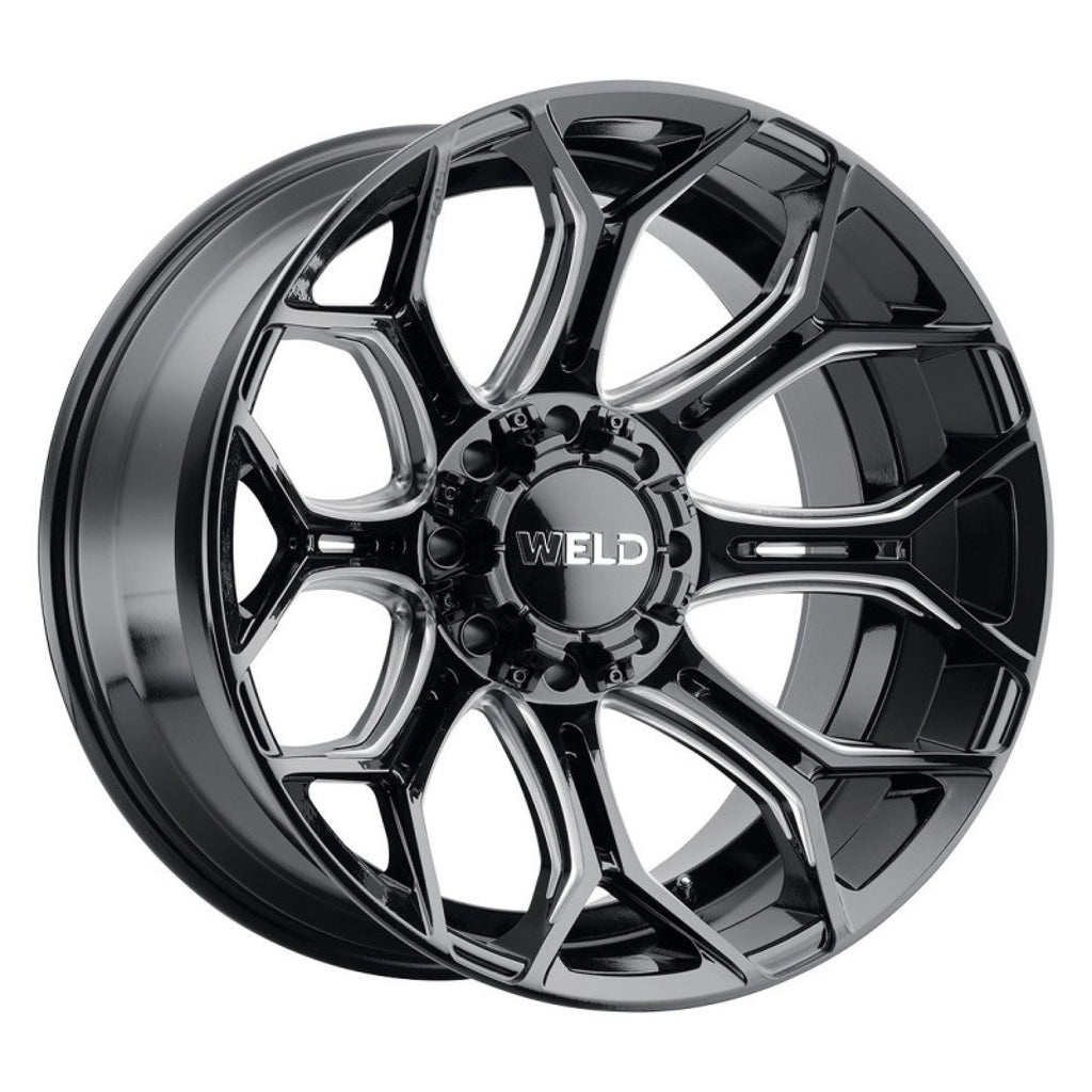 WELD Off-Road 24x14 Gradient 8x165.1  ET-70 BS4.75 Gloss BLK MIL 125.1 Wheel