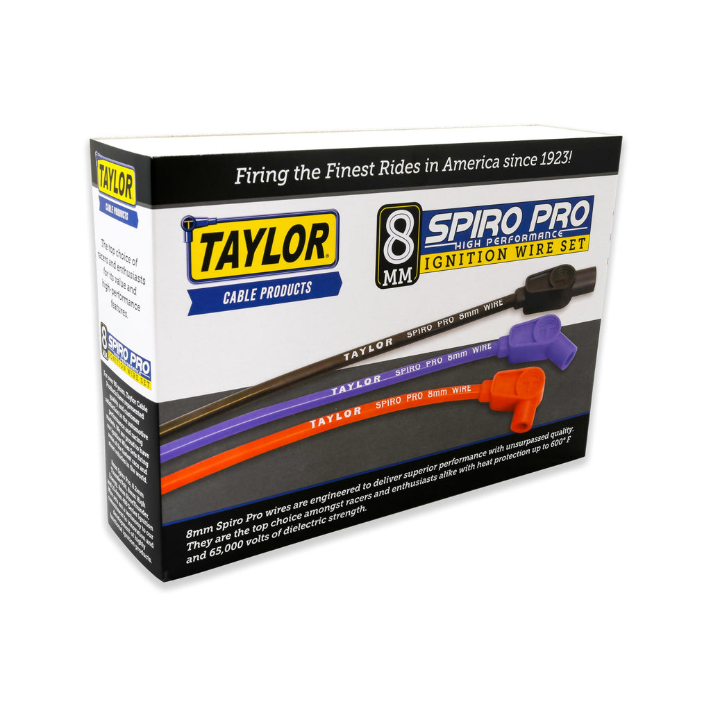 Taylor Cable 8mm Spiro-Pro univ 4 cyl 180 blue