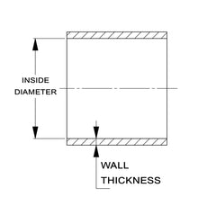 Load image into Gallery viewer, HPS 3.25&quot; - 3.5&quot; ID , 6&quot; Long High Temp 4-ply Reinforced Silicone Reducer Coupler Hose Black (83mm - 89mm ID , 152mm Length)