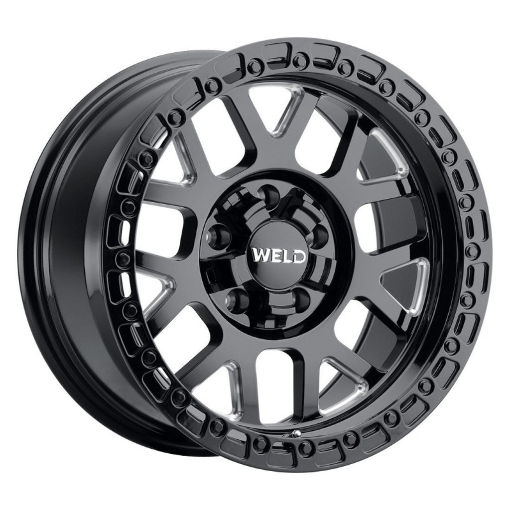 WELD Off-Road 20x10 Cinch 8x180  ET-18 BS4.75 Gloss BLK MIL / Gloss BLK 124.3 Wheel