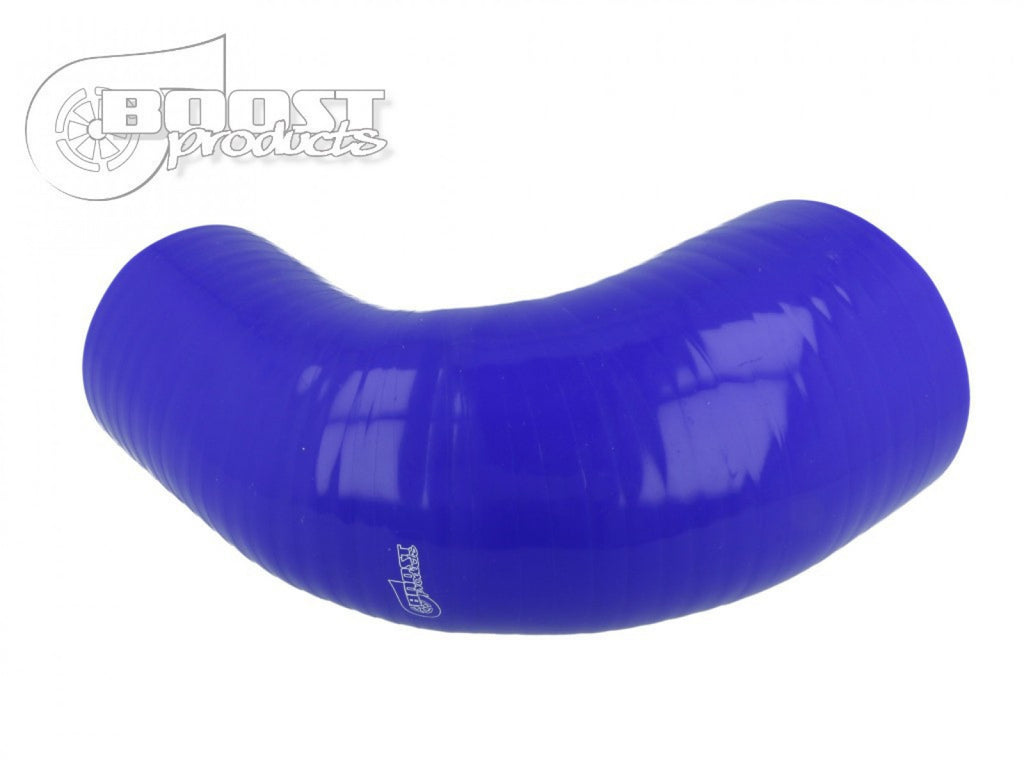 BOOST Products Silicone Reducer Elbow 90 Degrees, 3/4" - 1/2" ID, Blue