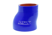 Load image into Gallery viewer, HPS 2&quot; - 3&quot; ID , 3&quot; Long High Temp 4-ply Reinforced Silicone Offset Reducer Coupler Hose Blue (51mm - 76mm ID , 76mm Length)