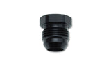 Flare Plugs; Size: -6AN; 6061 Aluminum; Anodized Black;