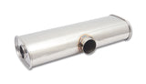 STREETPOWER Muffler; 3 in. Side Inlet x Dual 2.5 in. outlets;