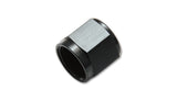 Tube Nut Fitting; Size: -3AN; 6061 Aluminum; Anodized Black;