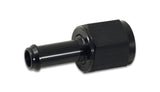 Barb Fitting; Size: -6AN Female x 5/16in. Barb; 6061 Aluminum; Anodized Black;