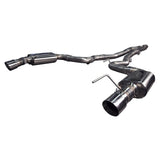 3in. x 2-1/2in. SS Connection-Back Exhaust w/SS Tips. 2015-2023 Mustang EcoBoost