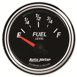 GAUGE; FUEL LEVEL; 2 1/16in.; 240OE TO 33OF; ELEC; DESIGNER BLACK II