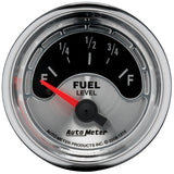 GAUGE; FUEL LEVEL; 2 1/16in.; 0OE TO 90OF; ELEC; AMERICAN MUSCLE