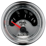 GAUGE; FUEL LEVEL; 2 1/16in.; 73OE TO 10OF; ELEC; AMERICAN MUSCLE