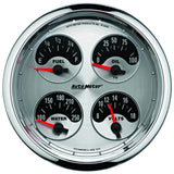 5in. QUAD GAUGE; 100 PSI/100-250 deg.F/8-18V/0-90 O; AMERICAN MUSCLE