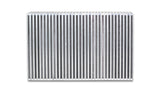 Vertical Flow Intercooler; 18in.W x 6in.H x 3.5in. Thick; Aluminum;