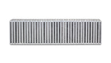 Vertical Flow Intercooler; 24in.W x 6in.H x 3.5in. Thick; Aluminum;