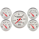 GAUGE KIT; 5 PC.; 3 1/8in./2 1/16in.; MECH. SPEEDOMETER; ARCTIC WHITE