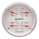 5in. QUAD GAUGE; 100 PSI/100-250 deg.F/8-18V/240-33 O; ARCTIC WHITE