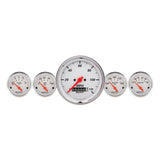 GAUGE KIT; 5 PC.; 3 3/8in./2 1/16in.; ELEC. SPEEDOMETER; ARCTIC WHITE