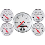 GAUGE KIT; 5 PC.; 3 3/8in./2 1/16in.; GPS SPEEDOMETER; ARCTIC WHITE