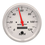 GAUGE; SPEEDOMETER; 5in.; 120MPH; ELEC. PROG. W/LCD ODO; ARCTIC WHITE