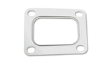 Turbo Inlet Flange Gasket; For T4 Rectangular; 11.26mm Hole Size; 0.5 in. Thick;