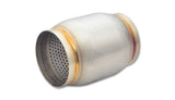 Stainless Steel Race Muffler; 3 in. Inlet/Outlet x 5 in. Long;