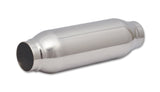 Bottle Style Resonator; 2.25 in. Inlet/Outlet x 12 in. Long;