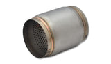 Stainless Steel Race Muffler; 3.5 in. Inlet/Outlet x 5 in. Long;