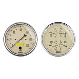 2 PC. GAUGE KIT; 5in. QUAD/SPEEDOMETER; 240-33 O; ANTIQUE BEIGE