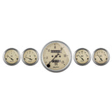 GAUGE KIT; 5 PC.; 3 1/8in./2 1/16in.; MECH. SPEEDOMETER; ANTIQUE BEIGE