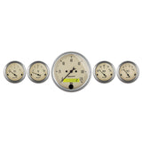 GAUGE KIT; 5 PC.; 3 1/8in./2 1/16in.; ELEC. SPEEDOMETER; ANTIQUE BEIGE