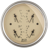 3-3/8in. QUAD GAUGE; 100 PSI/100-250 deg.F/8-18V/240-33 O; ANTIQUE BEIGE