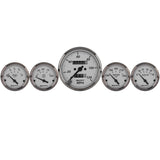 GAUGE KIT; 5 PC.; 3 1/8in./2 1/16in.; MECH. SPEEDOMETER; AMERICAN PLATINUM