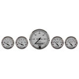 GAUGE KIT; 5 PC.; 3 1/8in./2 1/16in.; ELEC. SPEEDOMETER; AMERICAN PLATINUM