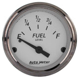 GAUGE; FUEL LEVEL; 2 1/16in.; 0OE TO 30OF; ELEC; AMERICAN PLATINUM