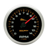 GAUGE; TACH; 3 3/4in.; 14K RPM; 2/4 CYLINDER; BLACK; PRO-CYCLE