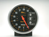 GAUGE; TACH; 5in.; 9K RPM; PEDESTAL W/RPM PLAYBACK; BLACK; PRO-CYCLE