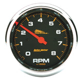 GAUGE; TACH; 3 3/4in.; 8K RPM; 2/4 CYLINDER; BLACK; PRO-CYCLE