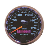 GAUGE; SPEEDO; 2 5/8in.; 190 KM/H; ELEC; BLACK; PRO-CYCLE