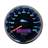 GAUGE; SPEEDO; 2 5/8in.; 120 MPH; ELEC; BLACK; PRO-CYCLE