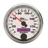 GAUGE; SPEEDO; 2 5/8in.; 190 KM/H; ELEC; WHITE; PRO-CYCLE