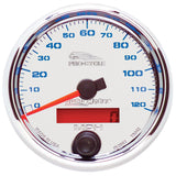 GAUGE; SPEEDO; 2 5/8in.; 120 MPH; ELEC; CHROME; PRO-CYCLE