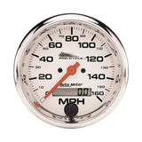 GAUGE; SPEEDO; 3 3/4in.; 160 MPH; ELEC; WHITE; PRO-CYCLE