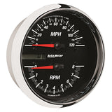 5in. DIRECT FIT TACHOMETER/SPEEDOMETER COMBO; 8K RPM/120 MPH; BLACK; PRO-CYCLE