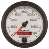 GAUGE; SPEEDOMETER; 3 3/8in.; 160MPH; ELEC. PROGRAMMABLE; WHITE; PRO-CYCLE