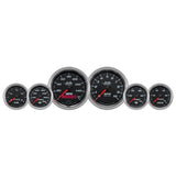 GAUGE KIT; 6 PC. KIT; 3 3/8in./2 1/16in.; BAGGER; BLACK; PRO-CYCLE