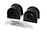 Sway Bar Bushing Set; Black; Front; 21mm;