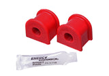 Sway Bar Bushing Set; Red; Rear; 16mm;