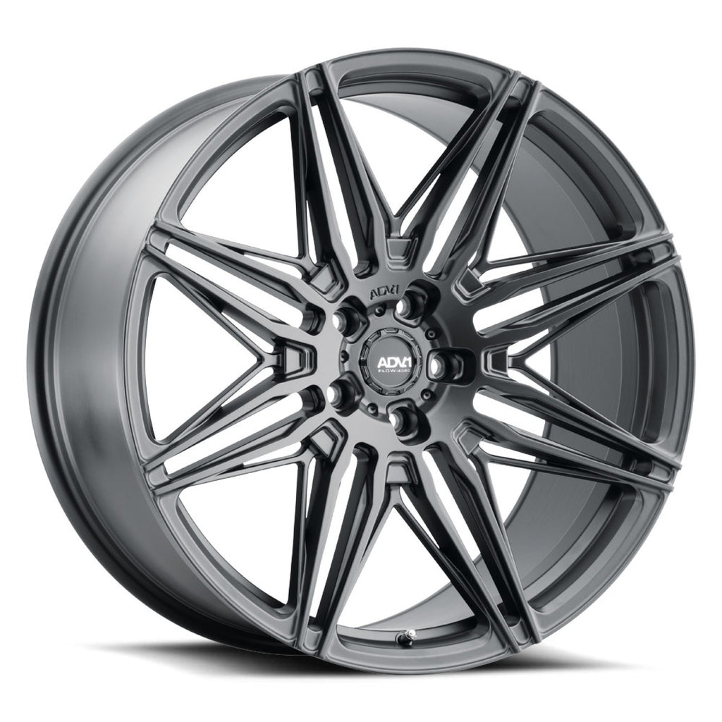 ADV.1 22x10.5 ADV08 DC 5x130 ET46 BS7.6 Satin BLK 71.6 Wheel