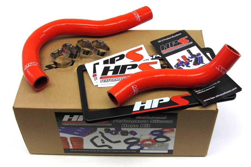 HPS Red Reinforced Silicone Radiator Hose Kit Coolant for Honda 02-05 Civic Si